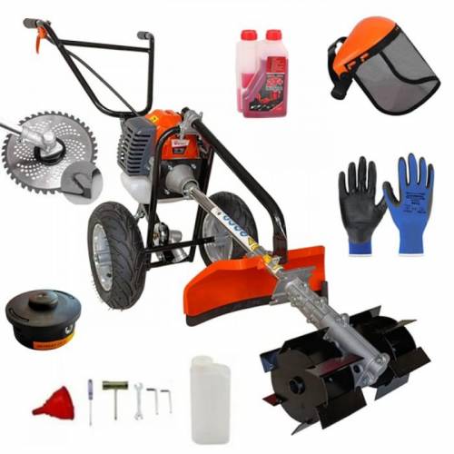 Tekerlekli Ot Kesme Çapa Makinesi 2.1 Hp